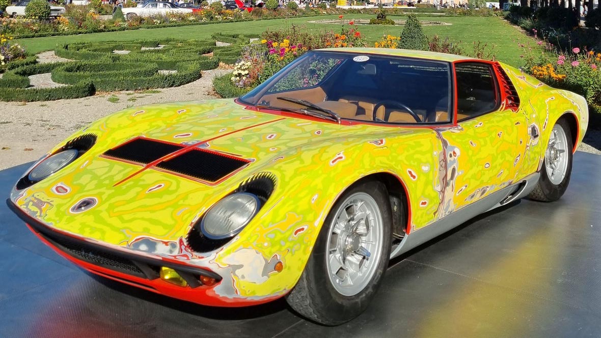 This is what the first Lamborghini Miura prototype looks like now